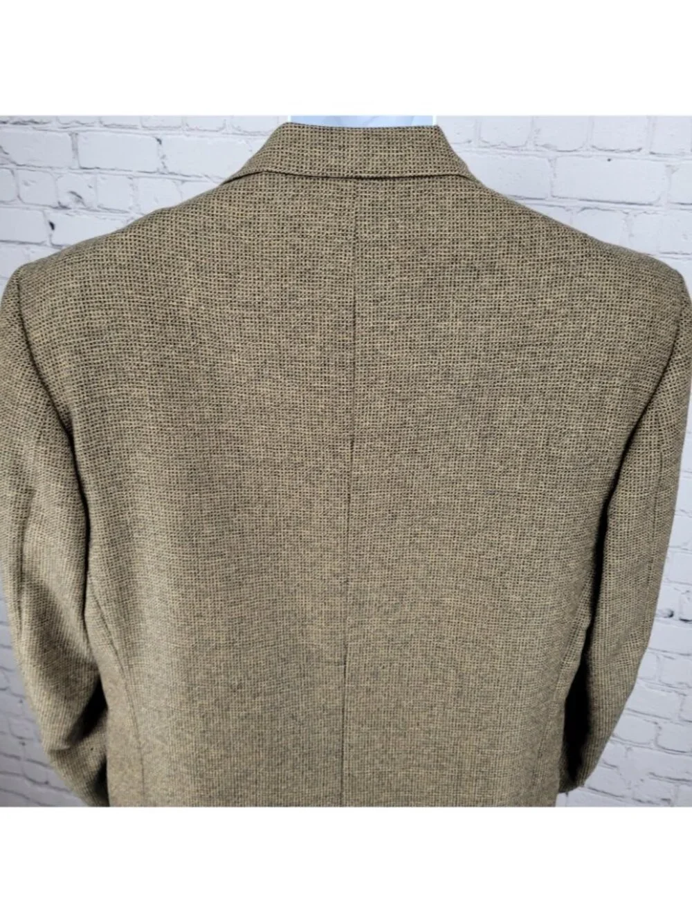 VTG Philbeck's Brown 2 Button Notch Ventless Blazer Sport Coat USA Made Size 42